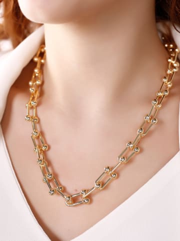 atelier MIU Pozłacany naszyjnik - dł. 44 cm