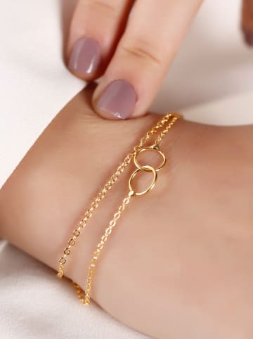 atelier MIU Vergulde armband met sierelement