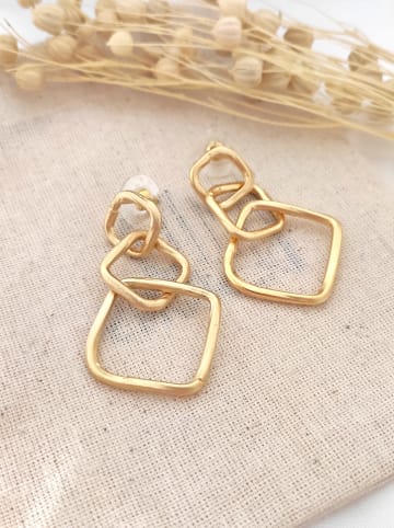 atelier MIU Pozłacane kolczyki-wkrętki