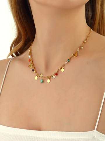 atelier MIU Vergulde ketting met sierelementen - (L)36 cm