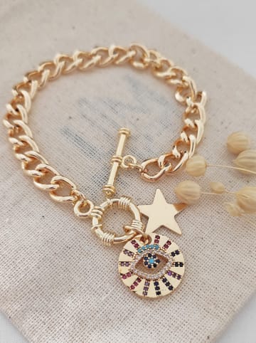 atelier MIU Vergulde armband met sierelementen