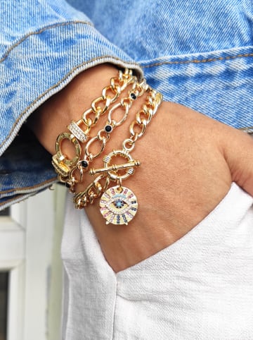 atelier MIU Vergulde armband met sierelementen