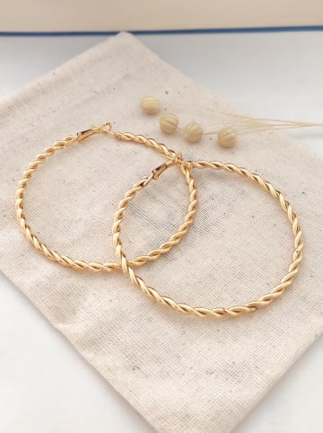 atelier MIU Vergulde creolen