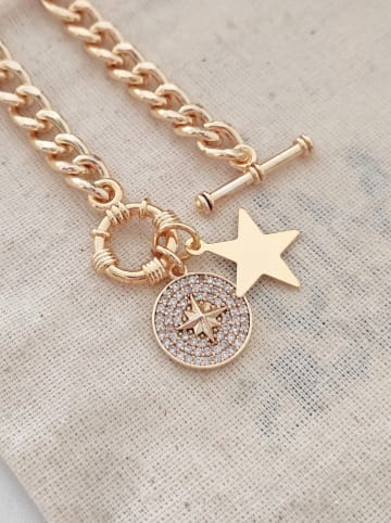 atelier MIU Vergulde armband met sierelementen