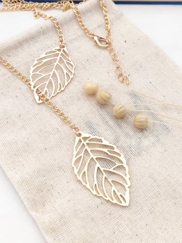 atelier MIU Vergulde ketting met sierelementen - (L)43 cm