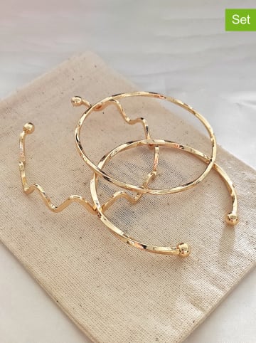 atelier MIU 3er-Set: Vergold. Armspangen
