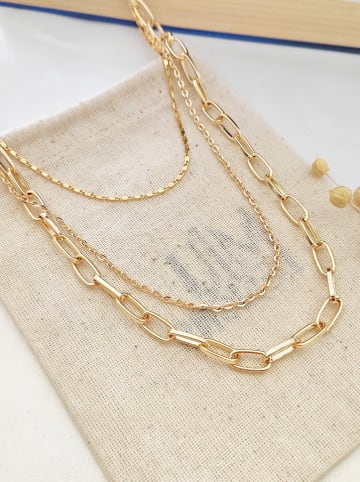 atelier MIU Pozłacany naszyjnik - dł. 41 cm