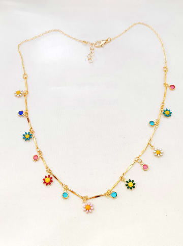 atelier MIU Vergold. Halskette mit Anhängern - (L)41 cm