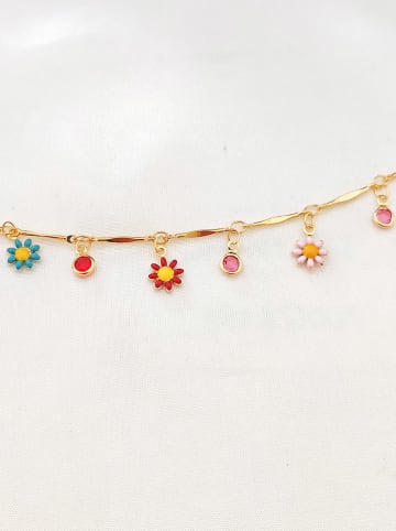 atelier MIU Pozłacany naszyjnik z zawieszkami - dł. 41 cm