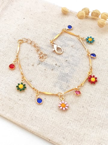 atelier MIU Vergulde armband met kristallen