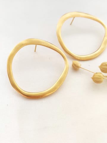 atelier MIU Pozłacane kolczyki-wkrętki