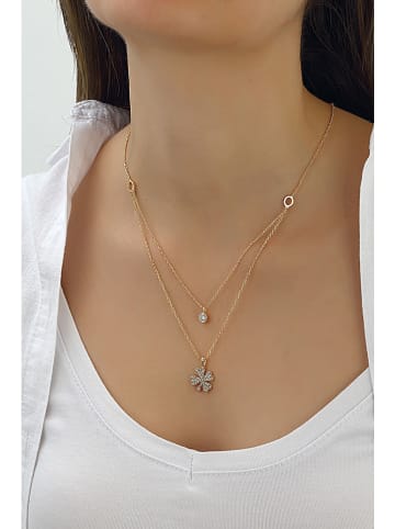 atelier MIU Vergold. Halskette mit Anhänger - (L)45 cm