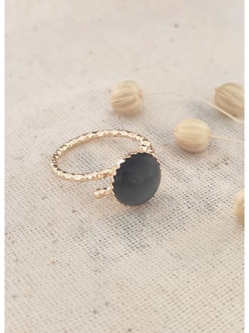 atelier MIU Vergulde ring met edelsteen