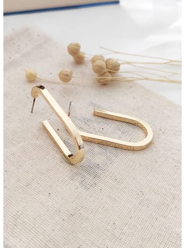 atelier MIU Vergold. Halbcreolen