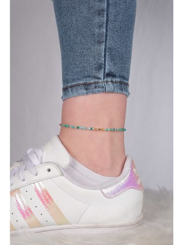 atelier MIU Fußkettchen mit Edelsteinen - (L)21 cm