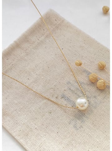 atelier MIU Vergulde ketting met parel - (L)41 cm