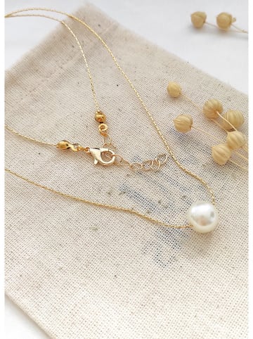 atelier MIU Vergulde ketting met parel - (L)41 cm