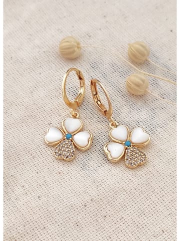 atelier MIU Vergold. Creolen mit Edelsteinen