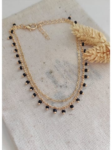 atelier MIU Vergulde enkelbandje met sierelementen