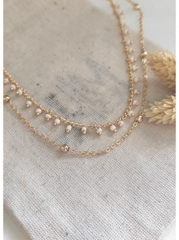 atelier MIU Vergulde ketting met sierelementen - (L)42 cm