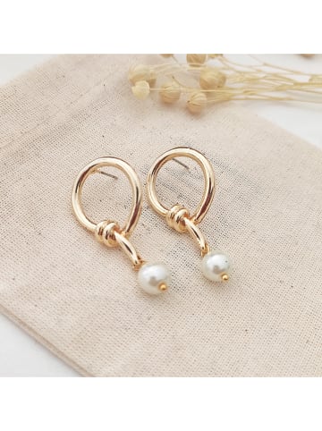 atelier MIU Pozłacane kolczyki-wkrętki