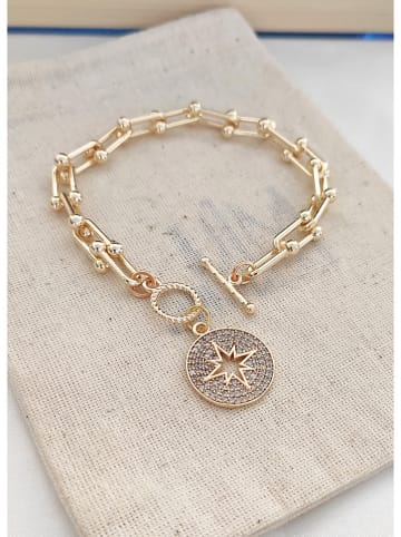 atelier MIU Vergulde armband met edelstenen