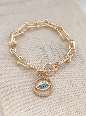atelier MIU Vergulde armband met sierelementen