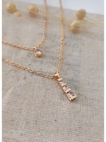 atelier MIU Vergulde ketting met hanger - (L)45 cm