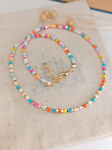 atelier MIU Vergulde ketting met sierelementen - (L)42 cm