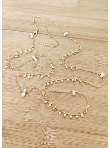 La Asena Pozłacany naszyjnik - dł. 65 cm