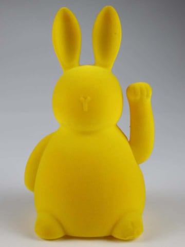 AM Design Dekofigur ''Winke Hase'' in Gelb - (B)11 x (H)20 x (T)10 cm