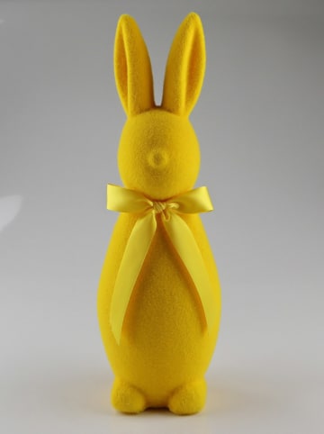 AM Design Decoratief figuur "Konijn" geel - (H)41 x Ø 13 cm