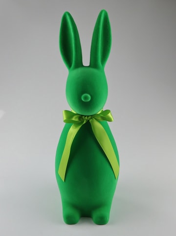 AM Design Figurka dekoracyjna w kolorze zielonym - wys. 46 x Ø 15 cm