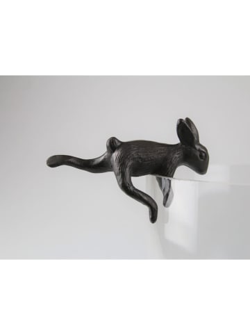 AM Design Topfhänger "Hase" in Schwarz - (B)13 x (H)4 cm
