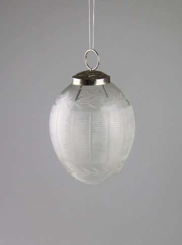 AM Design Dekoanhänger "Ei" in Transparent - (H)10 x  Ø 8 cm