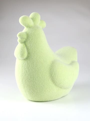AM Design Figurka dekoracyjna "Chicken" w kolorze zielonym - 12 x 17 x 17 cm