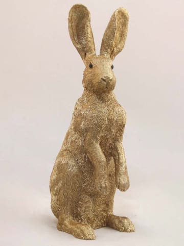 AM Design Dekofigur ''Hase'' in Gold - (B)23,5 x (H)52 x (T)17 cm