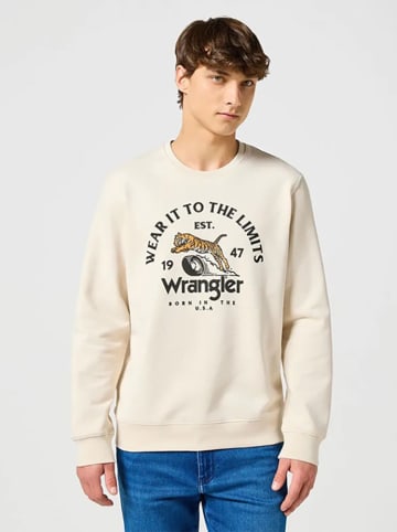 Wrangler Bluza w kolorze kremowym