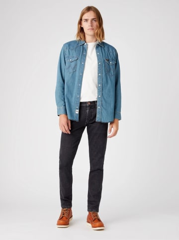 Wrangler Spijkerbroek - slim fit - donkerblauw