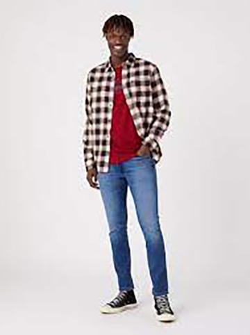 Wrangler Blouse - regluar fit - bruin/crème