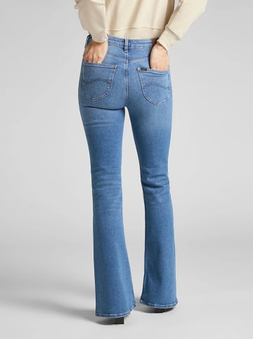 Lee Dżinsy "Breese" - Bootcut - w kolorze niebieskim