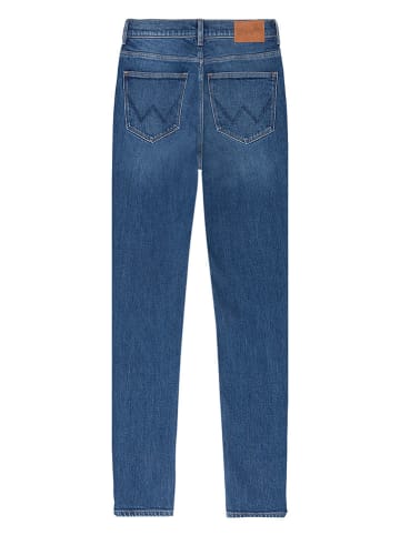 Wrangler Spijkerbroek - skinny fit - blauw