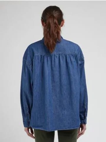 Lee Spijkerblouse donkerblauw