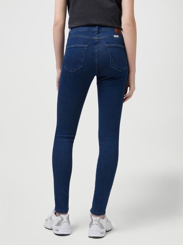 Wrangler Dżinsy - Skinny fit - w kolorze granatowym