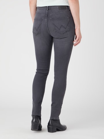 Wrangler Dżinsy "Ashes" - Skinny fit - w kolorze szarym