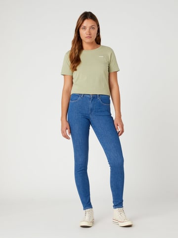 Wrangler Dżinsy "Eye Love You" - Skinny fit - w kolorze niebieskim