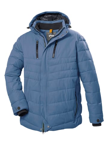 Killtec Doorgestikte jas "STW 6" blauw