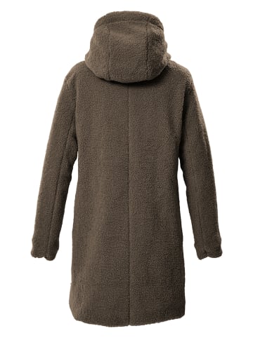 Killtec Fleece-Parka "GW 95" in Braun