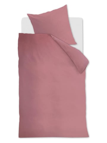 Ambiente Haus Bettwäsche-Set "Uni" in Rosa