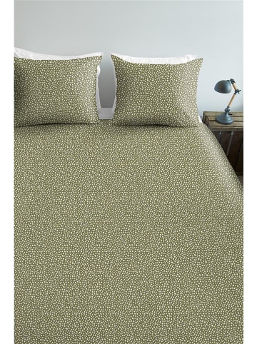 Ambiante Satijnen beddengoedset "Harley" olijfgroen